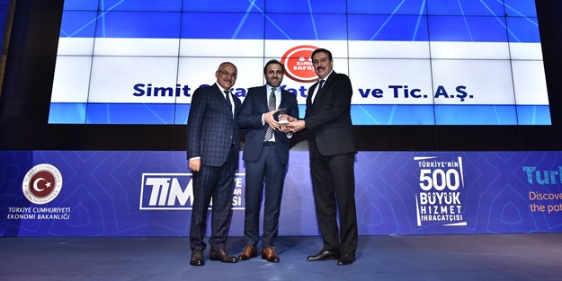 Simit Sarayı, Gastronomi kategorisinde Türkiye'nin en büyük hizmet ihracatçısı oldu