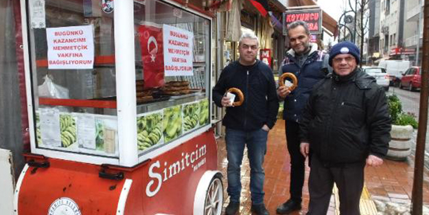 Simitçi, gönülleri fethetti