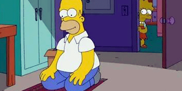 Simpsonlar Namaz sahnesi ile ne anlatmak istiyor