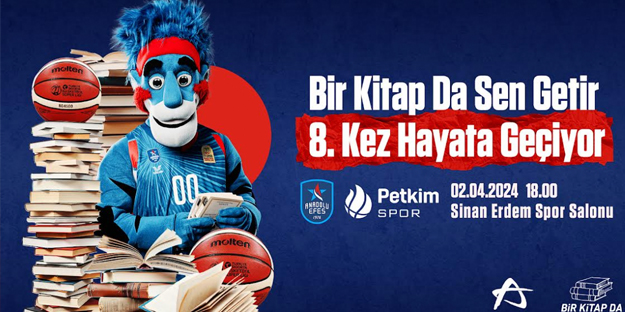 Sinan Erdem'de 'Bir kitap da sen getir kampanyası' yapılacak