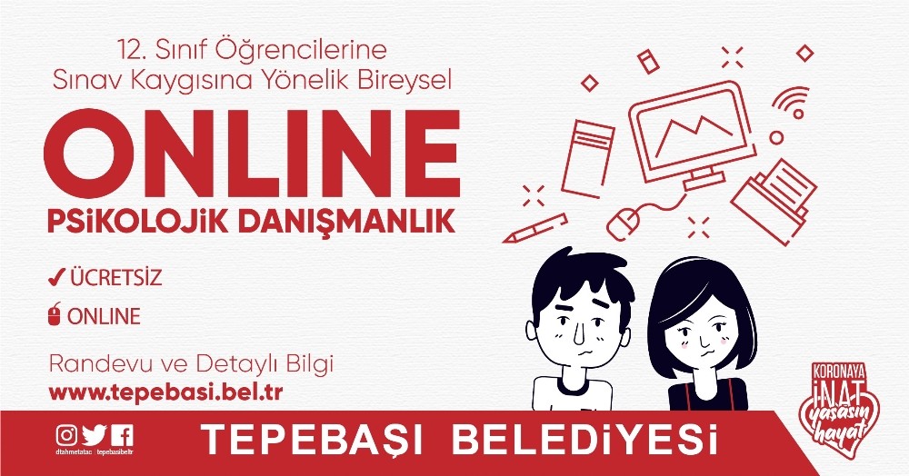 Sınav stresine karşı danışmanlık hizmeti 