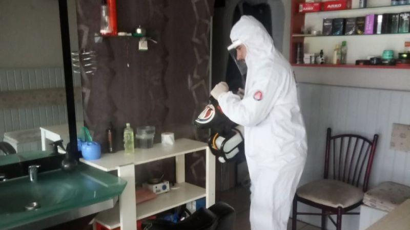 Sincan Belediyesi'nden 675 iş yerine hijyen desteği