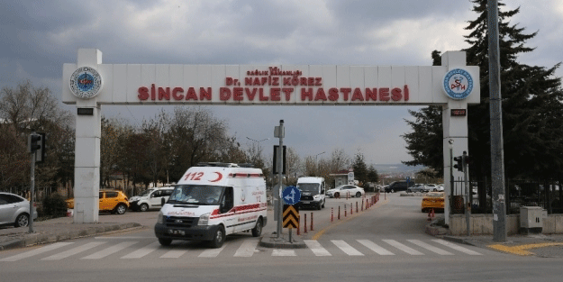 Hastane önünde dehşete düşüren olay