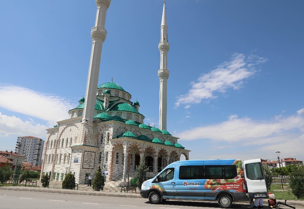Sincan’da 90 cami dezenfekte edilerek ibadete hazırlandı 