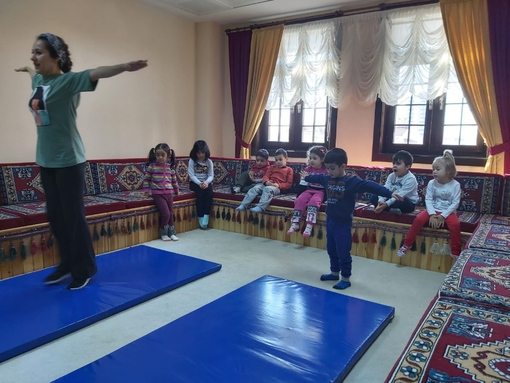 Sincan’da çocuklar sporla buluştu, annelerin yüzleri güldü 