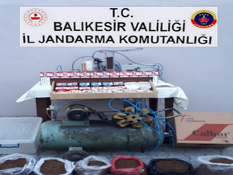 Sındırgı’da kaçak tütün operasyonu 