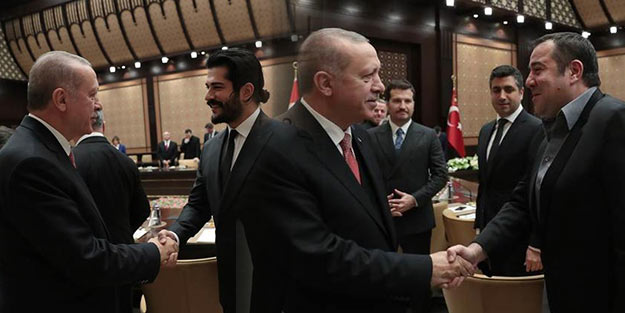 Sinemacılar Beştepe'de!