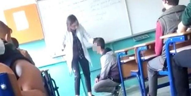 Sınıfta dehşet dakikaları! O öğretmen için flaş karar