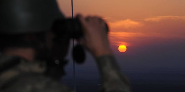 Sınır hattında az önce yakalandılar