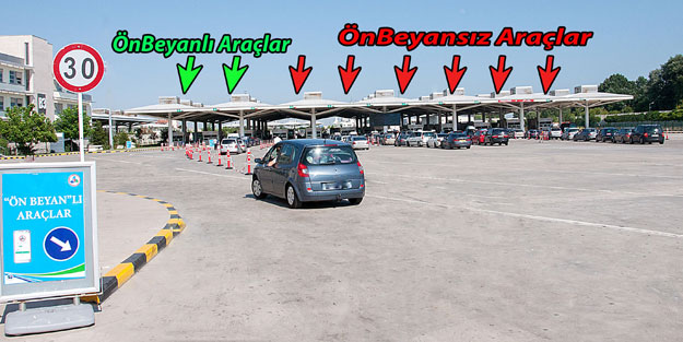 Sınır kapılarından daha hızlı geçiyorlar