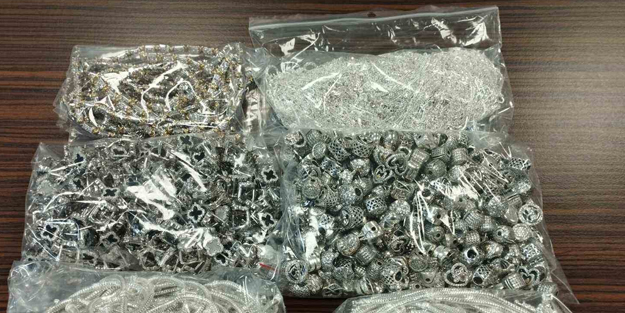 Sınır kapısında kaçak galtın ve gümüş süs eşyası ele geçirildi!