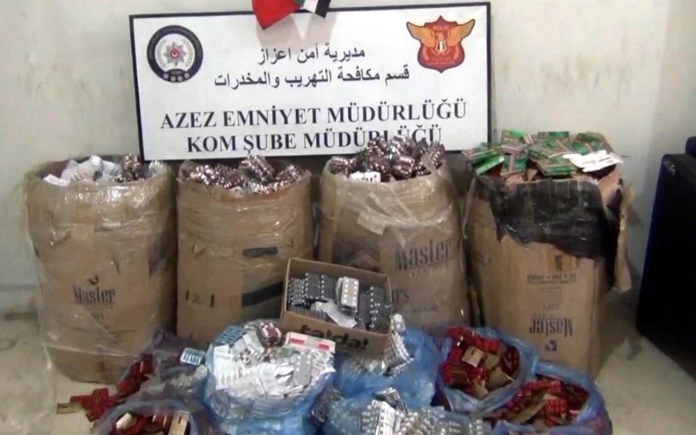Sınır ötesi operasyonda 61 bin hap ele geçirildi 