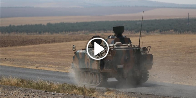 Sınıra askeri araç ve tank takviyesi