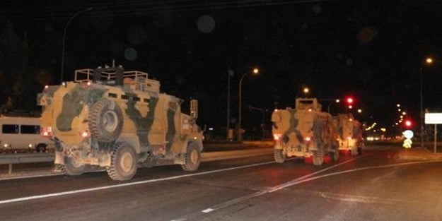 Sınıra askeri sevkiyat!