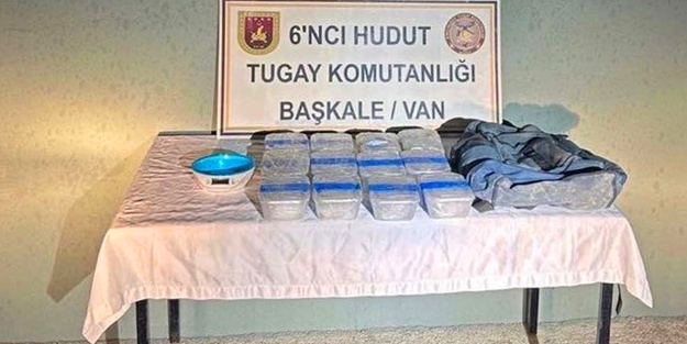 Sınırda 8 kilo metamfetamin ele geçirildi