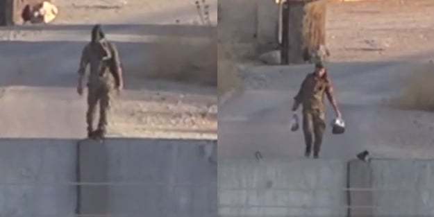Sınırda ABD'nin 'Güvenli Bölge' aldatmacasını gözler önüne seren görüntü! Devriyeden sonra...