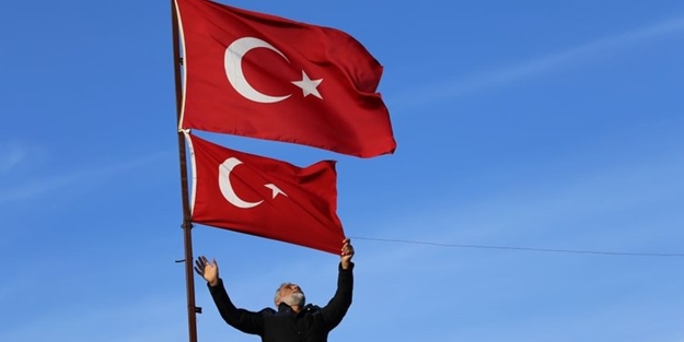 Sınırda dikkat çeken an!