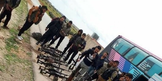 Sınırda şok görüntü! PKK'ya desteğe gittiler