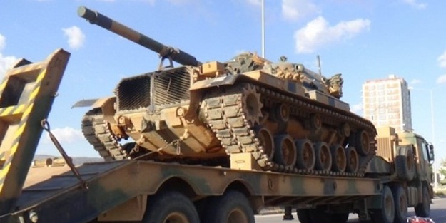 Sınırdaki kritik bölgelere tank sevkiyatı