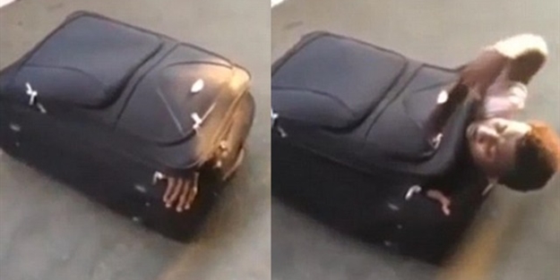 Sınırdan geçerken işte böyle yakalandı