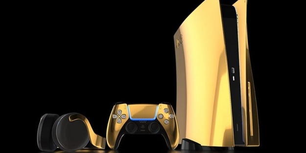 Sınırlı sayıda üretilecek Altın kaplamalı PlayStation5 görücüye çıktı