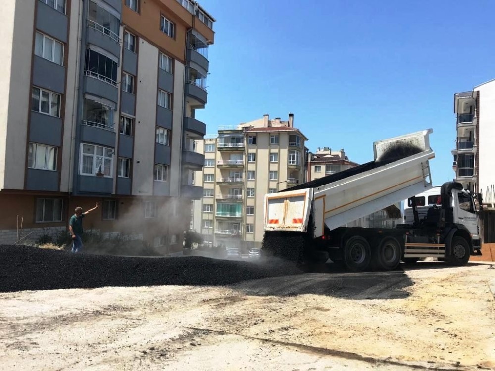 Sinop Belediyesinden asfalt çalışmaları 