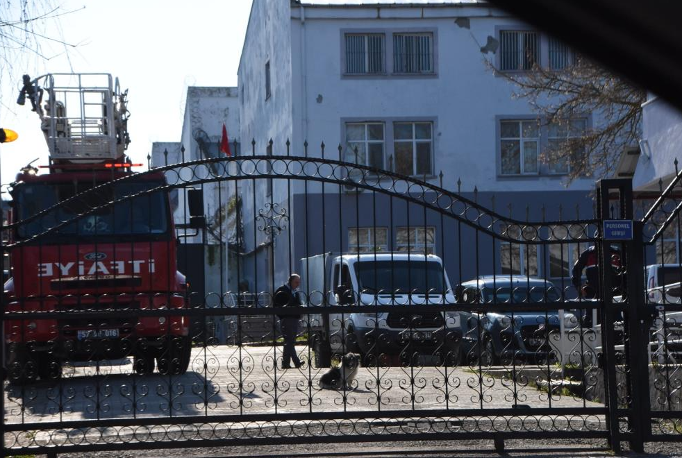 Sinop cezaevinde yangın tatbikatı
