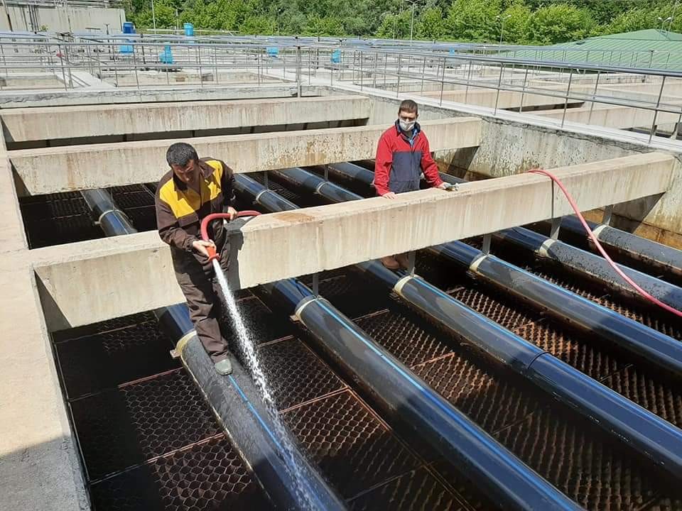 Sinop İçme Suyu Arıtma Tesisine bakım 