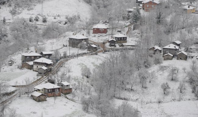 Sinop kar altında kaldı
