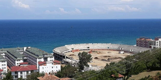 Sinop Şehir Stadı'nda sevindirici gelişme