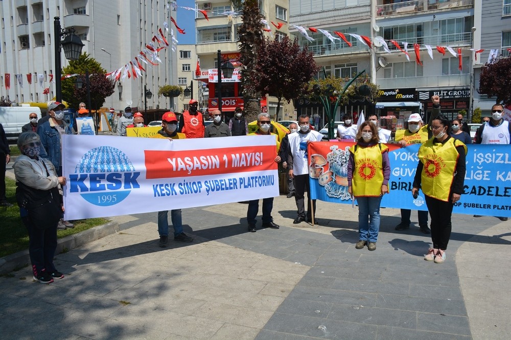 Sinop’ta 1 Mayıs Emek ve Dayanışma Günü 