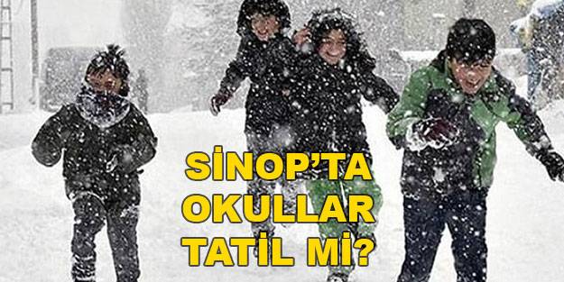 Sinop’ta 24 Aralık Cuma yarın okular tatil mi? Sinop'ta okul tatil mi?