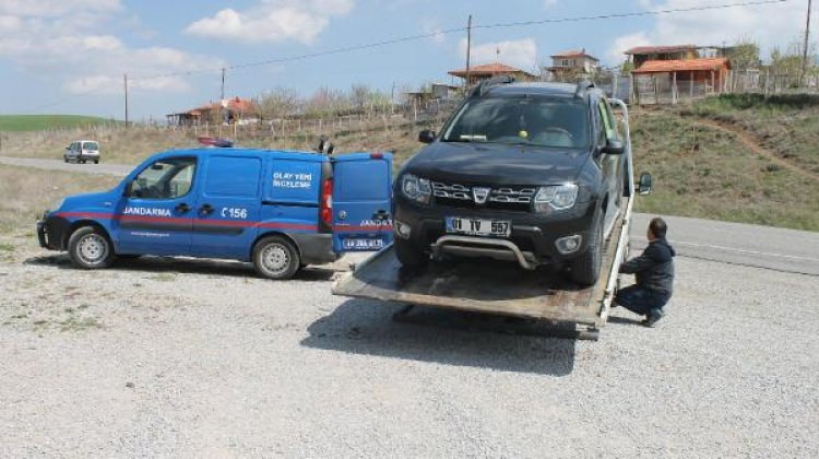 Sinop’ta çalınan araç, Çorum’da bulundu