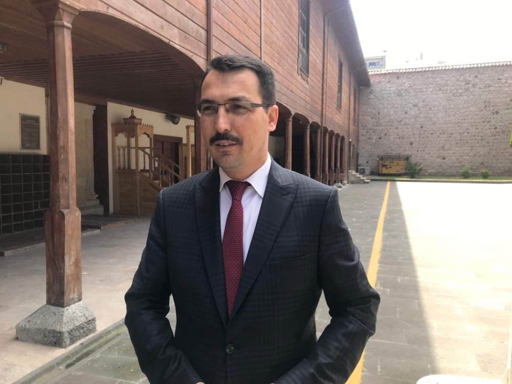 Sinop’ta cuma namazı hazırlığı 