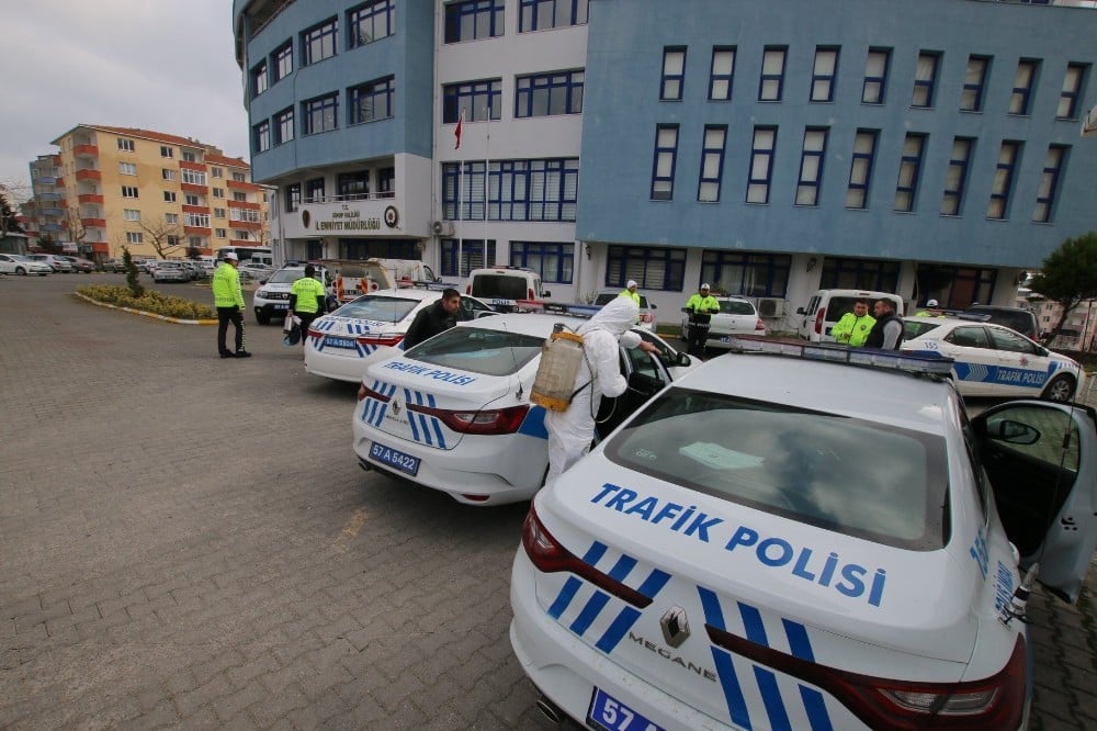 Sinop’ta dezenfekte işlemleri 