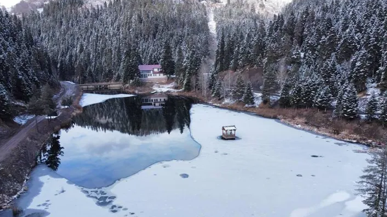 Sinop'ta kar yağışı etkili oldu