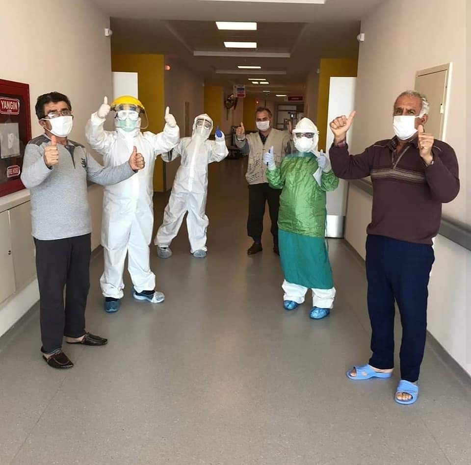 Sinop’ta korona virüsü yenen 8 kişi taburcu oldu 