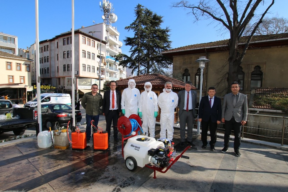 Sinop’ta korona virüsüne karşı dezenfekte çalışmaları 