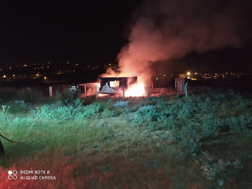 Sinop’ta kulübe yangını 