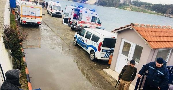 Sinop'ta kuru yük gemisinde patlama!