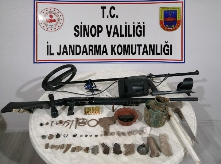 Sinop’ta tarihi eser kaçakçılığı 