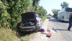 Sinop’ta trafik kazası yaşandı: 1 kişi yaralandı