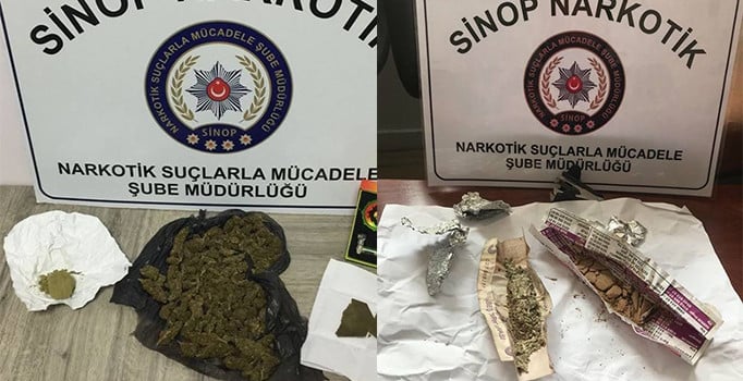 Sinop'ta uyuşturucu operasyonu: 5 kişi gözaltına alındı