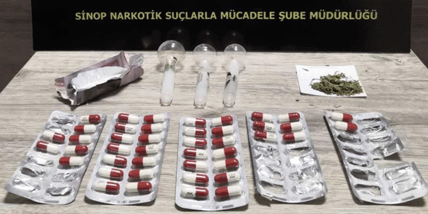 Sinop'ta uyuşturucu operasyonu