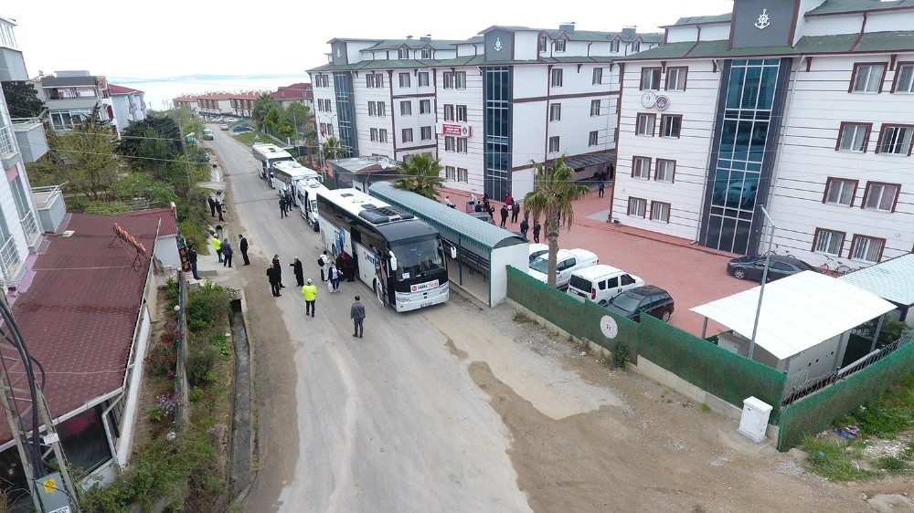 Sinop’taki gurbetçi vatandaşların karantina süreleri sona erdi 