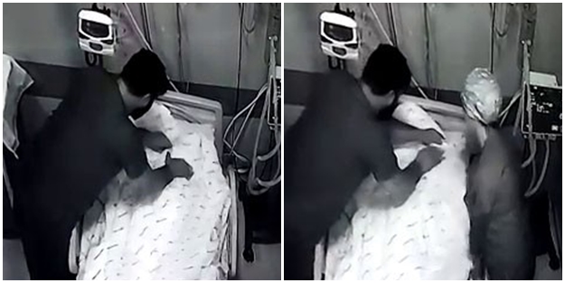 Sır gibi saklanan görüntüler ortaya çıktı! Vicdansız hemşirelerden felçli hastaya şoke eden şiddet!