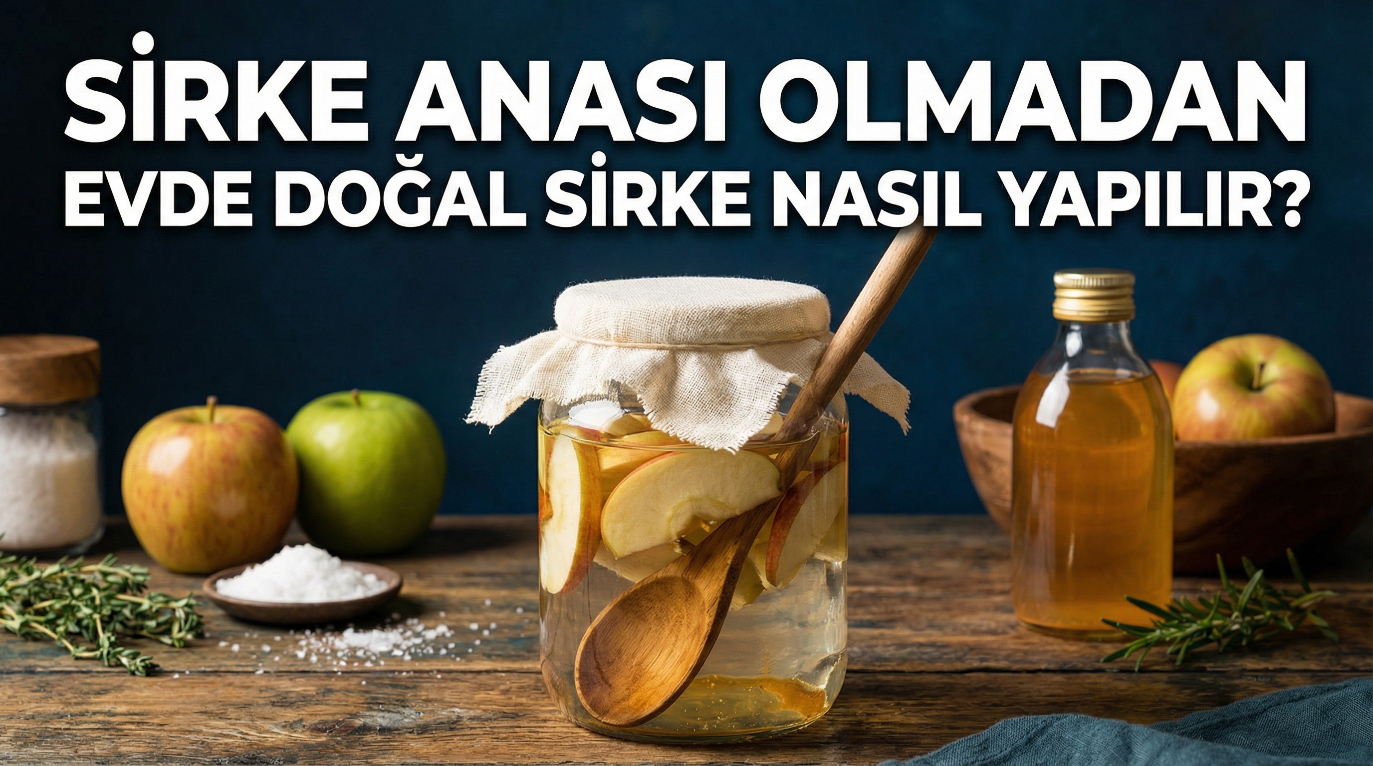 Sirke Anası Olmadan Evde Doğal Sirke Nasıl Yapılır?