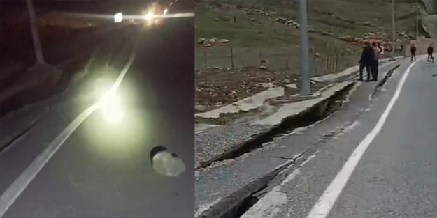 Şırnak- Hakkari arasında korkutan görüntü!