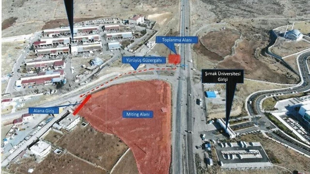 Şırnak ilimizde gösteri, yürüyüş ve açık hava toplantıları 3 yasaklandı! Türkiye kararı