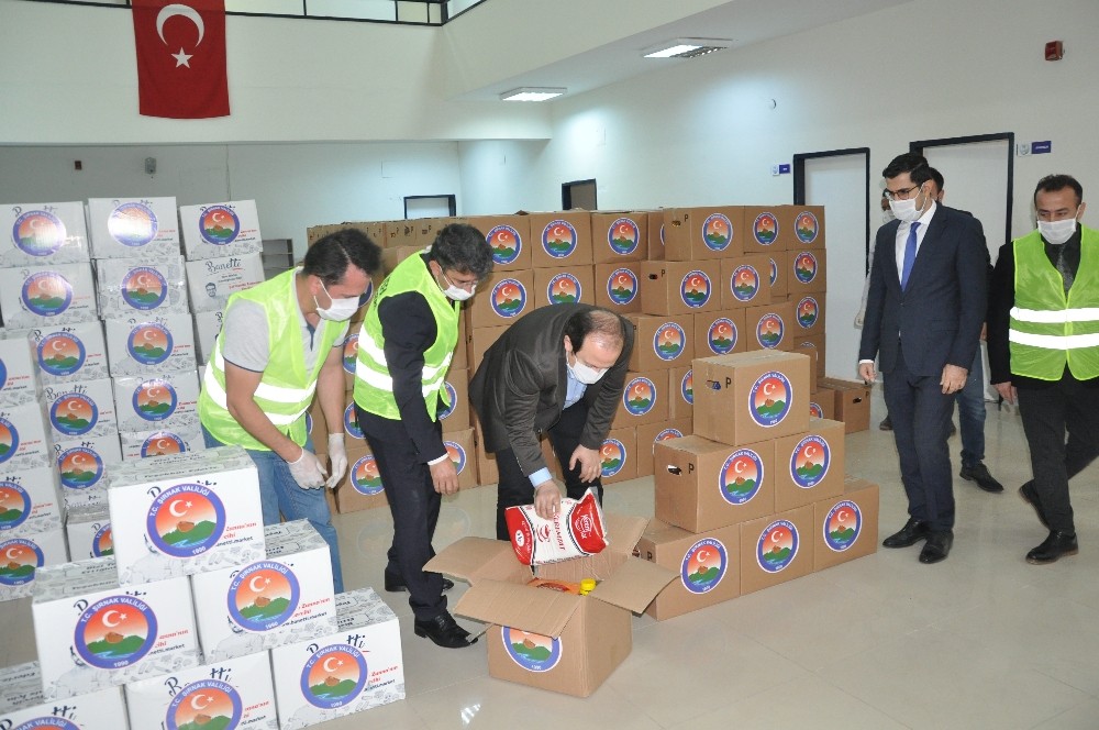 Şırnak Valiliği Ramazan ayında 45 bin gıda kolisi dağıtacak 